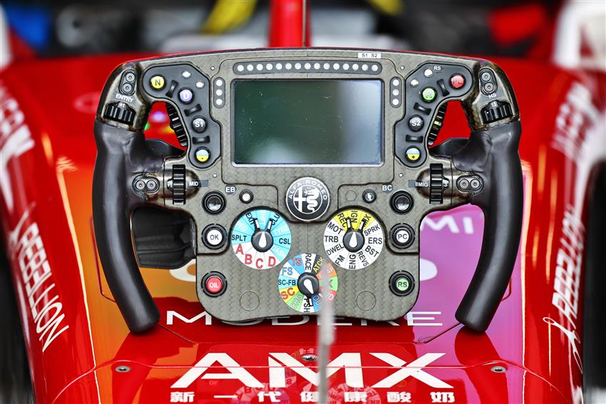 F1 steering wheel